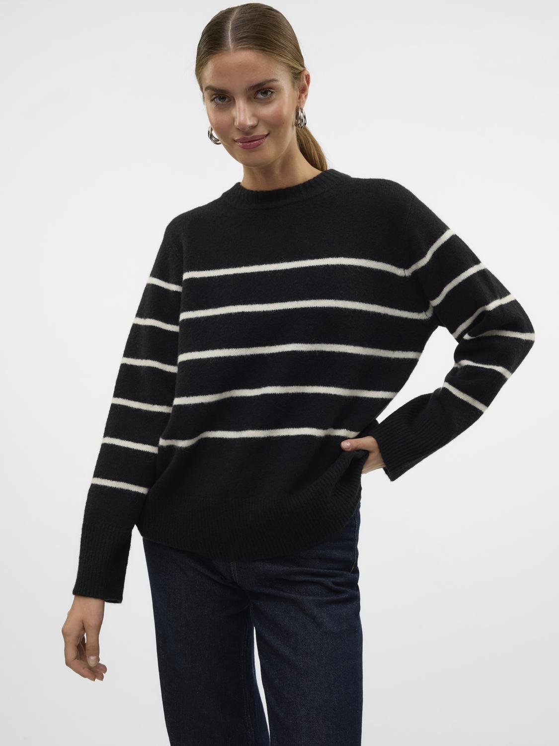 VMFLAWLESS Pullover - Black - VERO MODA & VILA Bergvik